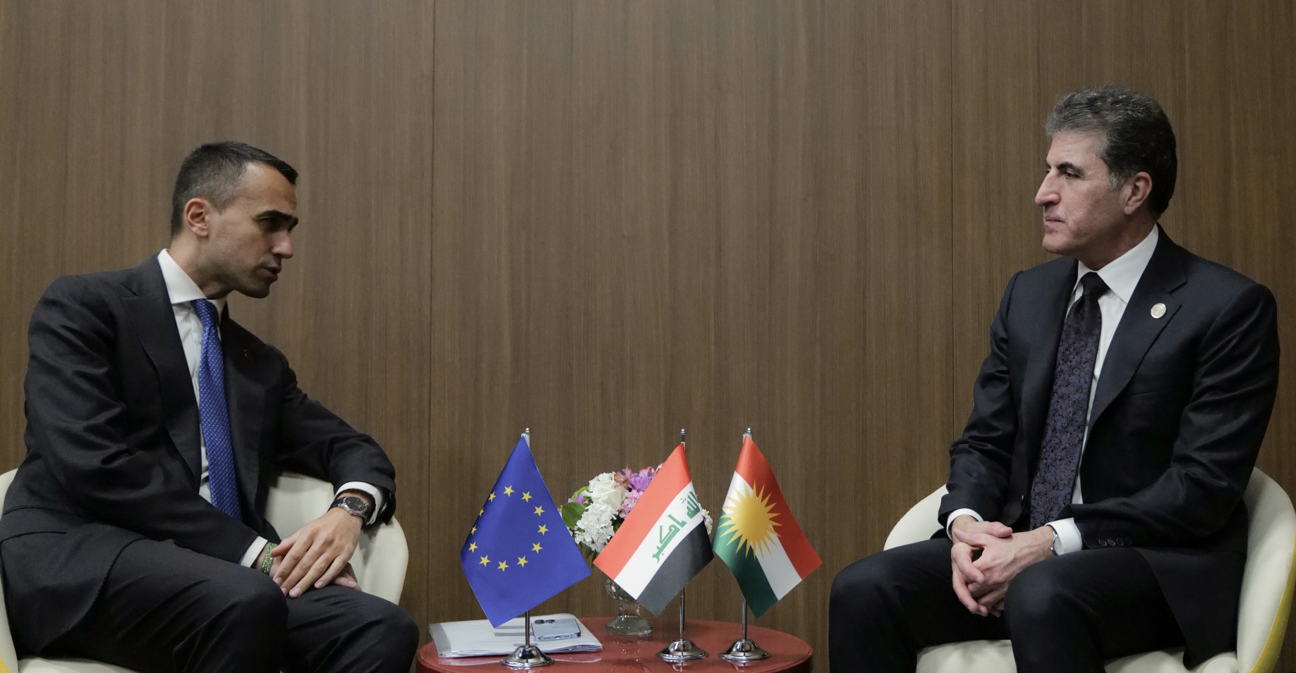 على هامش منتدى أنطاليا.. نيجيرفان بارزاني يلتقي ممثل الاتحاد الأوروبي لمنطقة الخليج