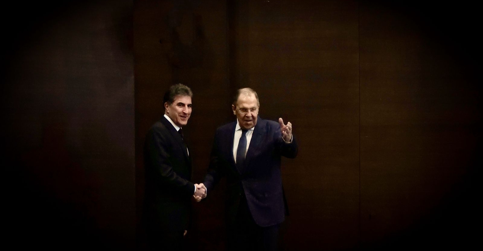 نيجيرفان بارزاني ولافروف يؤكدان على أهمية العلاقات بين روسيا والعراق