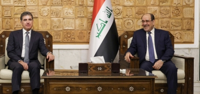 نيجيرفان بارزاني يهنئ نوري المالكي