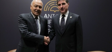 President Nechirvan Barzani meets with the Secretary-General of the Arab League
