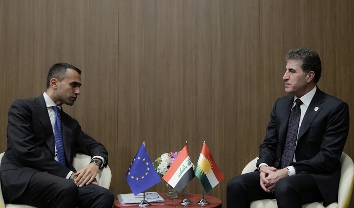 President Nechirvan Barzani meets with the EU Special Representative for the Gulf Region