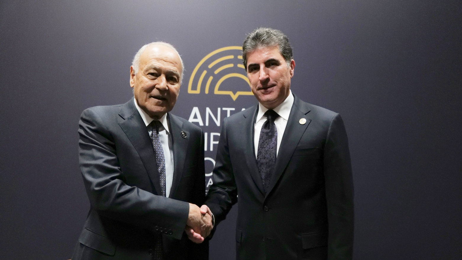 Nêçîrvan Barzanî û Ehmed Ebûlxeyt danûstandinan li ser pêşhatên siyasî yên Îraq û deverê dikin