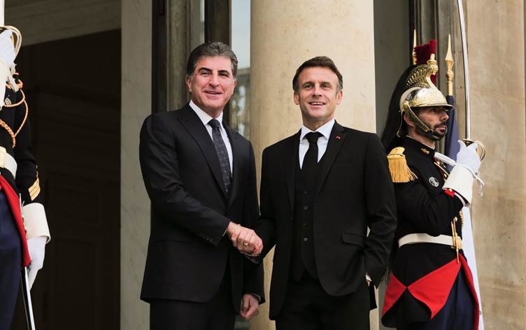 نێچيرڤان بارزانى، سه‌رۆكى هه‌رێمى كوردستان، به‌ سه‌ردانێكى فه‌رمى له‌سه‌ر بانگهێشتى ئيمانوێل ماكرۆن سه‌رۆكى فه‌ره‌نسا، ده‌گاته‌ پاريس.