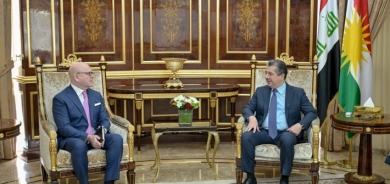 رئيس الحكومة يستقبل القنصل العام الجديد لإيطاليا لدى إقليم كوردستان