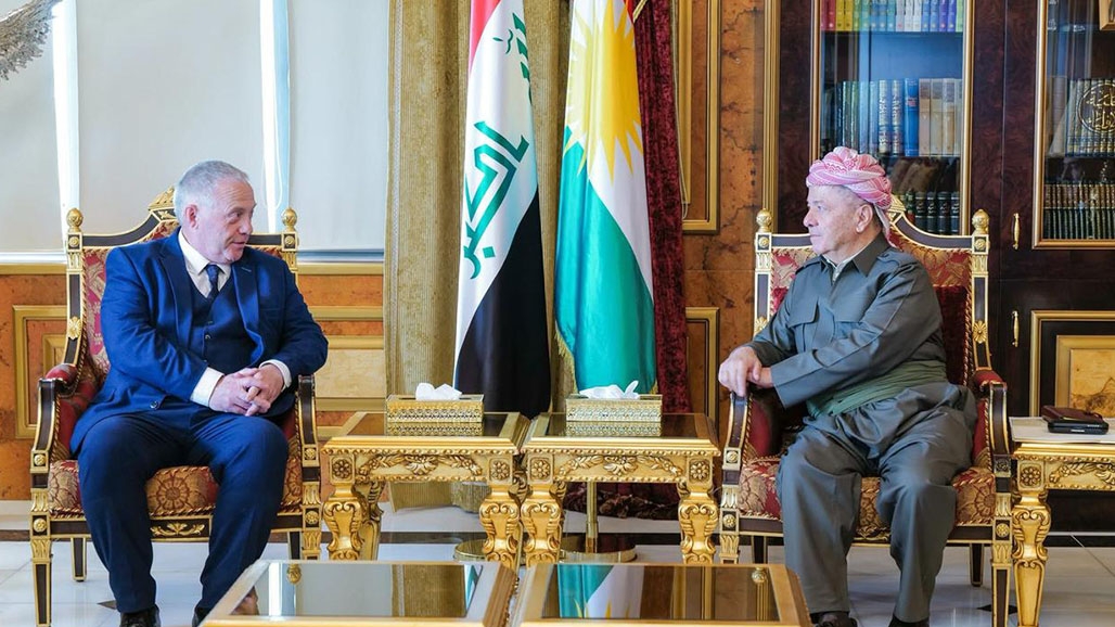 الرئيس بارزاني يستقبل وفداً مشتركاً من البرلمانين البريطاني والأوروبي