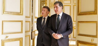 نيجيرفان بارزاني وماكرون يتفقان على حماية حقوق الكورد في سوريا