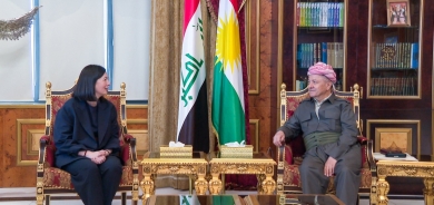 لە سه‌ڵاحه‌دین سەرۆك مەسعود بارزانی پێشوازیی لە خاتوو ڤیكتۆریا تەیلەر جێگری یاریدەدەری وەزیری دەرەوەی ئەمەریكا و شاندێكی یاوەری كرد.