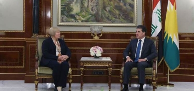 نێچيرڤان بارزانى، سه‌رۆكى هه‌رێمى كوردستان، پێشوازیی له‌ كريستيانه‌ هۆمان، باڵيۆزى ئه‌ڵمانيا له‌ عێراق كرد.