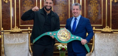 Kurdistan PM Celebrates Kurdish Athlete Agit Kabayel’s Boxing Victory, Honors Sculptor Shwan Kamal