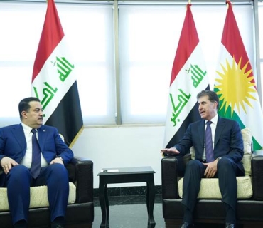 سەرۆکی هەرێمی کوردستان و سەرۆکوەزیرانی عێراق لە سلێمانی کۆبوونەوە.