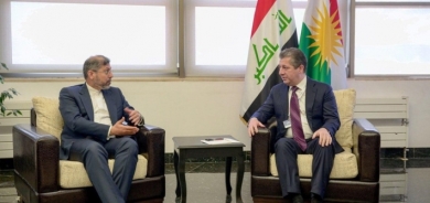 رئيس حكومة إقليم كوردستان يستقبل نائب وزير الخارجية الإيراني