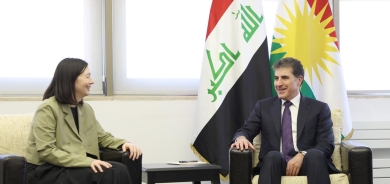 سه‌رۆک نێچیرڤان بارزانی و جێگری یاریدەدەری وەزیری دەرەوەی ئەمه‌ریکا، کۆبوونه‌وه‌