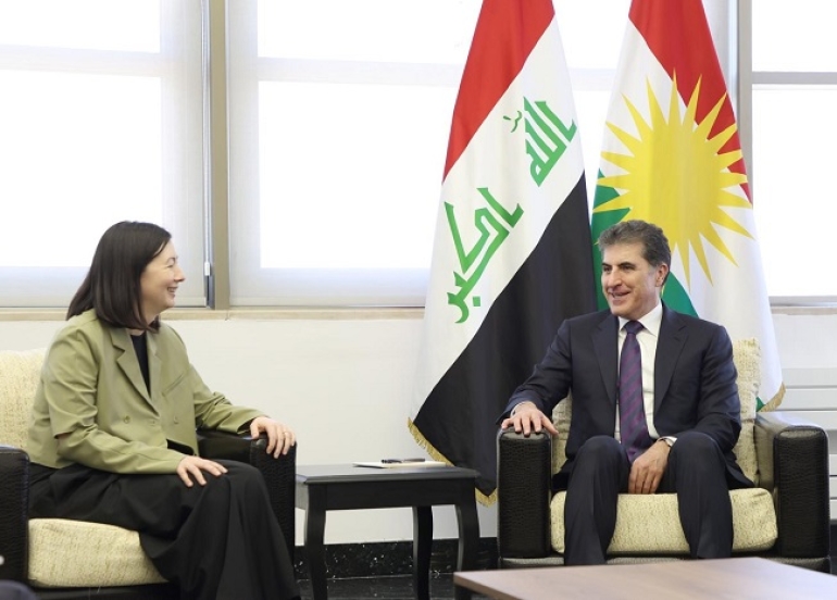 President Nechirvan Barzani Holds Key Meetings with Iraqi PM and US Official in Sulaimani