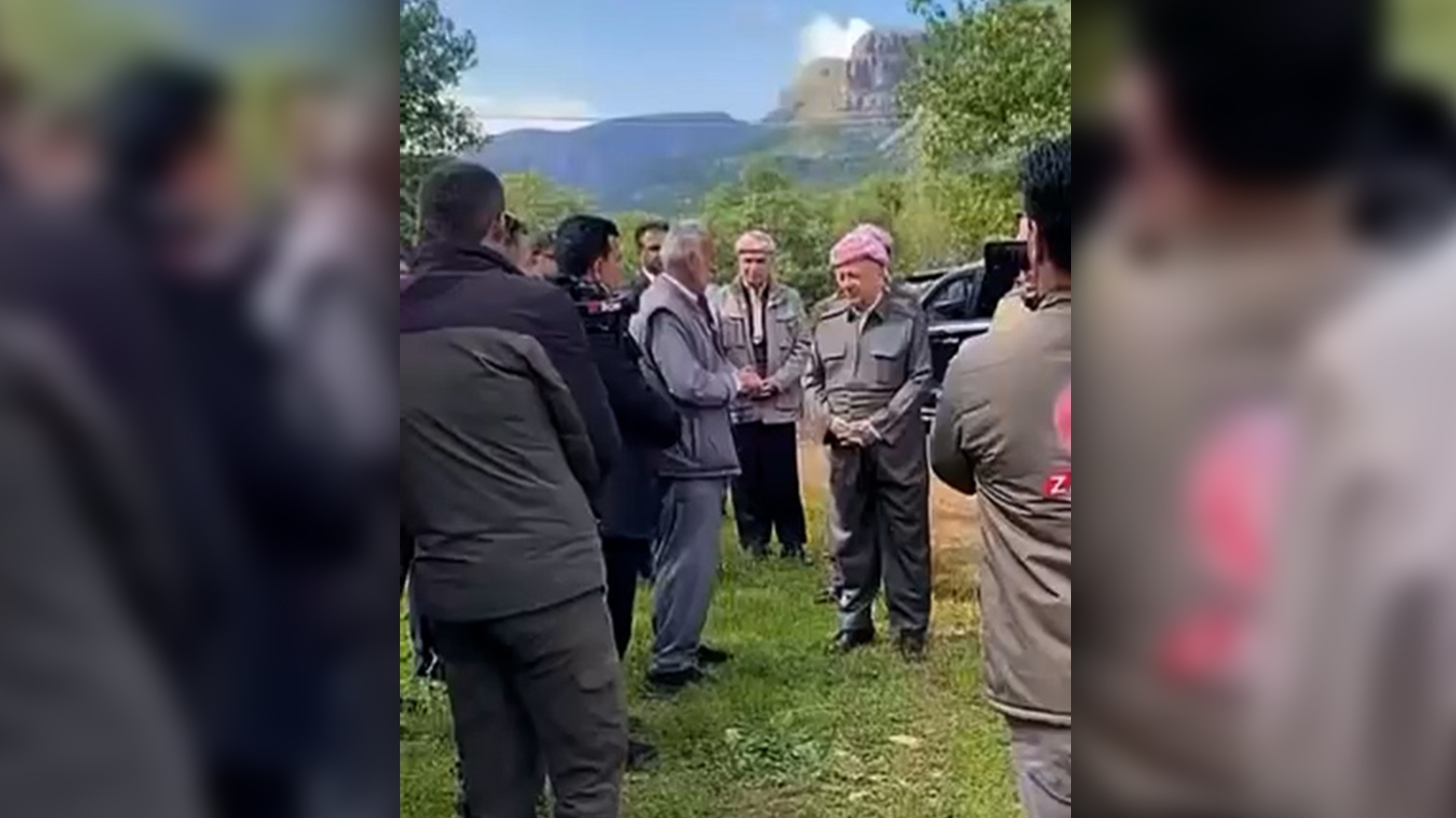 Serok Mesûd Barzanî serdana bavê Avestayê kir