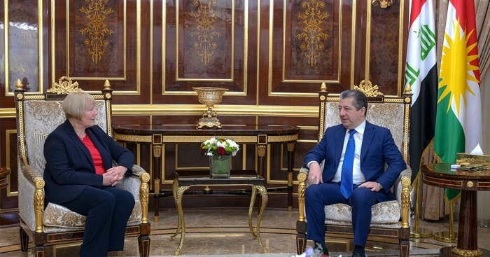 KRG Prime Minister Barzani Meets German Ambassador, Discusses Government Formation and Oil Exports