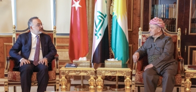 لە سەلاحەددین سەرۆک مەسعود بارزانی پێشوازی لە بەڕێز د. نوح یەلماز جێگری وەزیری دەرەوەی تورکیا و شاندێکی یاوەری کرد