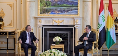 سه‌رۆكى حکوومەتی هه‌رێمى كوردستان، پێشوازى له‌ نوح یەڵماز‌ جێگری وەزیری دەرەوەی تورکیا كر