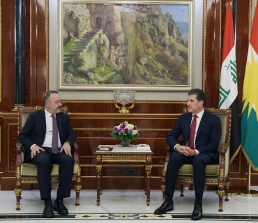 نێچیرڤان بارزانی، سەرۆکی هەرێمی کوردستان، پێشوازیی لە بەڕێز دکتۆر نووح یڵماز، جێگری وەزیری دەرەوەی تورکیا و شاندێکی یاوەری کرد.