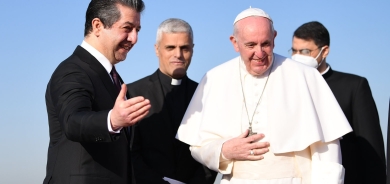 رئيس حكومة إقليم كوردستان يعزّي في وفاة بابا الفاتيكان