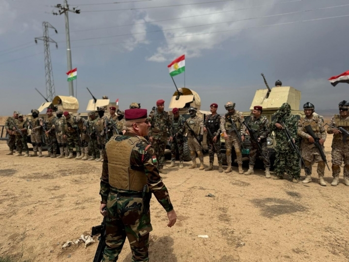 عملية مشتركة لقوات البيشمركة والجيش العراقي غرب دجلة