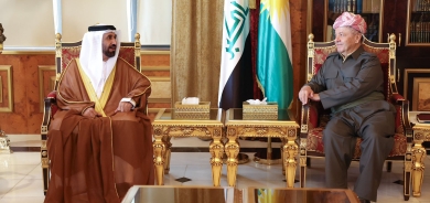 الرئيس بارزاني يستقبل رئيس البرلمان العربي