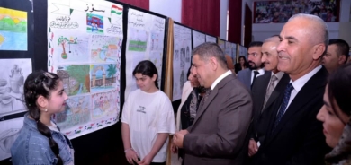 پێشانگای شێوەکاری و پەخشنامەی سەر دیوار بۆ قوتابخانەکانی پەروەردەی خەبات کرایەوە