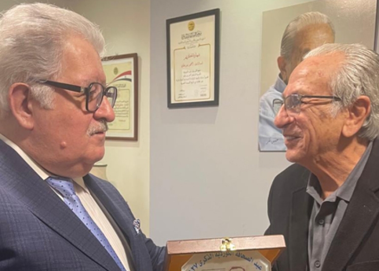 نووسینگەی قاهیرەی پارتی دیموکراتی کوردستان ڕێزی لە نەوەی بەدرخانییەکان گرت