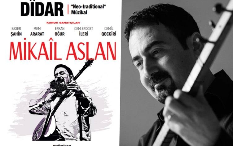 Mikaîl Aslan bi boneya 30 saliya hunera xwe muzîkaleke taybet pêşkeş dike