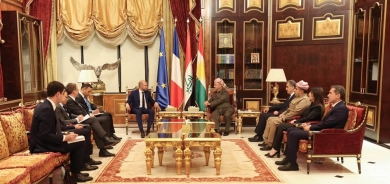 سەرۆک بارزانی و وەزیری دەرەوەی فەرەنسا تاوتوێی بارودۆخی ناوچەکەیان کرد و وەزیری دەرەوەی فەرەنسا سوپاسی ڕۆڵی سەرۆک بارزانی کرد