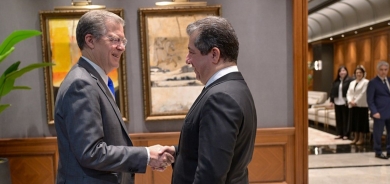 رئيس حكومة إقليم كوردستان يستقبل السفير سام براونباك