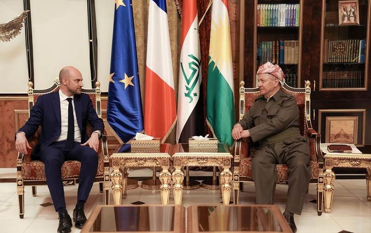 Wezîrê Karên Derve yê Fransayê Serok Barzanî vexwend Parîsê