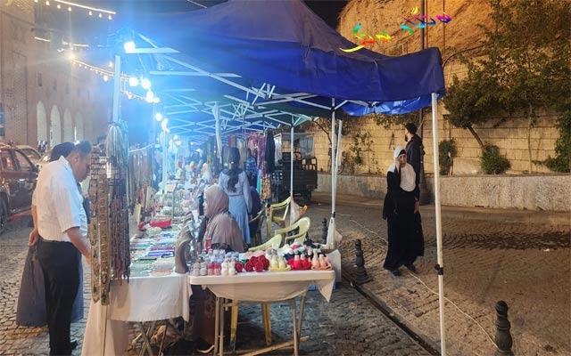 بازاڕی شەوانەی  قەڵای هەولێر