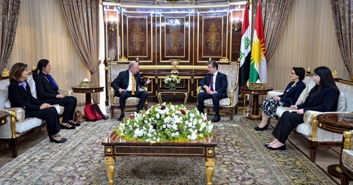 رئيس حكومة إقليم كوردستان يستقبل المدعي العام الهولندي