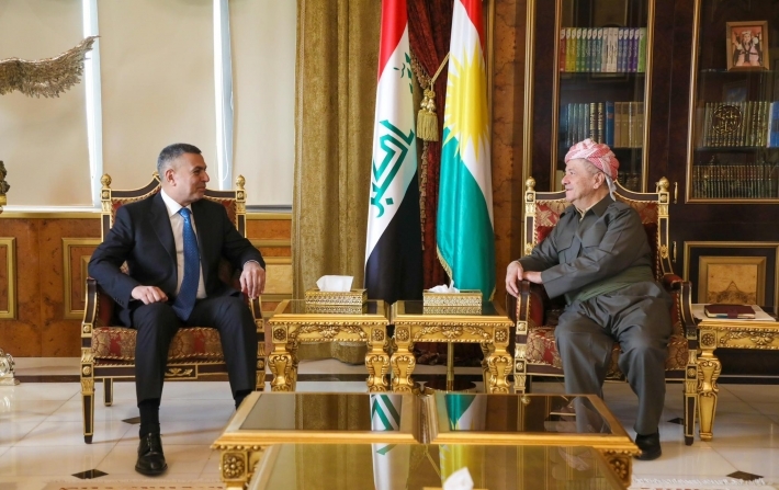 الرئيس بارزاني يستقبل اسعد العيداني محافظ البصرة