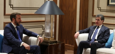 السفير الإيطالي يؤكد رغبة بلاده بتوسيع التعاون مع إقليم كوردستان