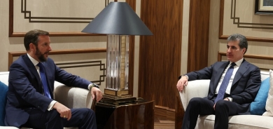 President Nechirvan Barzani Welcomes Italian Ambassador, Discusses Strengthening Ties with Italy and Basra