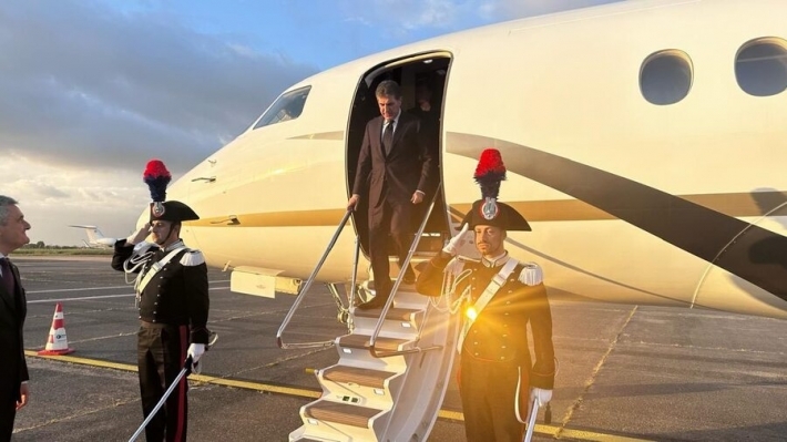 نيجيرفان بارزاني يصل روما