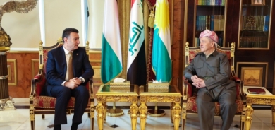 Hevdîtina Serok Barzanî û Serokê Parlamentoya Urdinê de teqezî li peywendiya dîrokî ya navbera herdu aliyan hat kirin