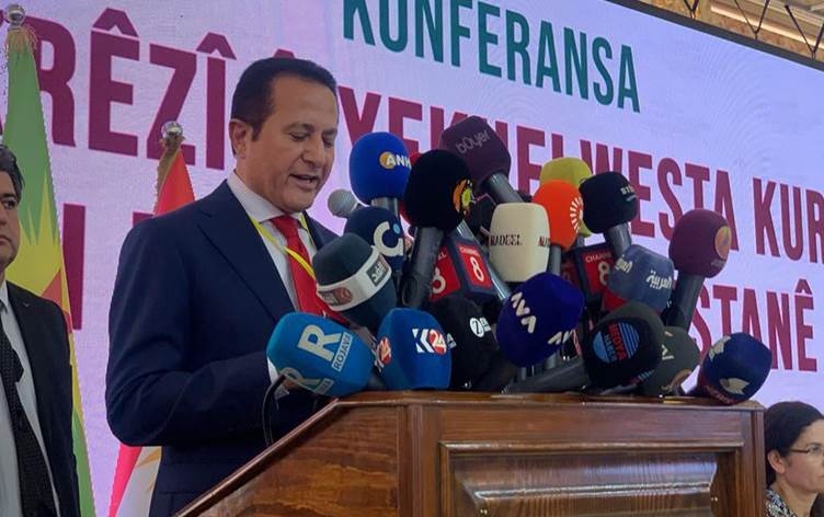 ممثل الرئيس بارزاني بمؤتمر الوحدة الكوردية: ندعم سوريا ديمقراطية تعددية