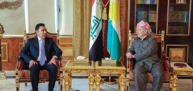 لە سەلاحەددین سەرۆک مەسعود بارزانی پێشوازی لە بەڕێز عەبدولقادر ئەلدەخیل پارێزگاری نەینەوا کرد.