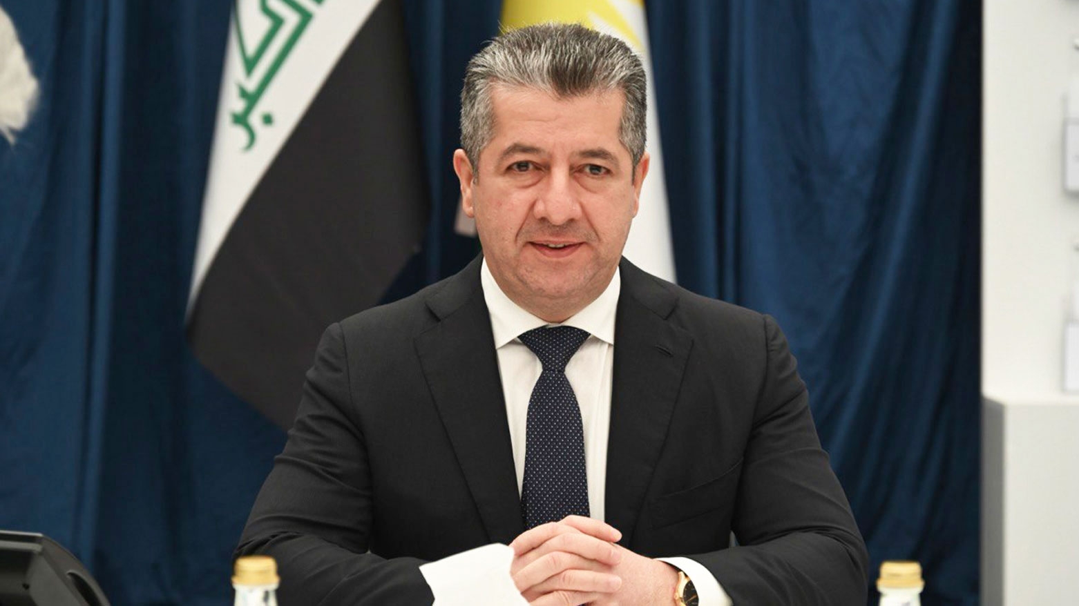 Serokwezîr Mesrûr Barzanî pîrozbahiyê li Sûdanî dike