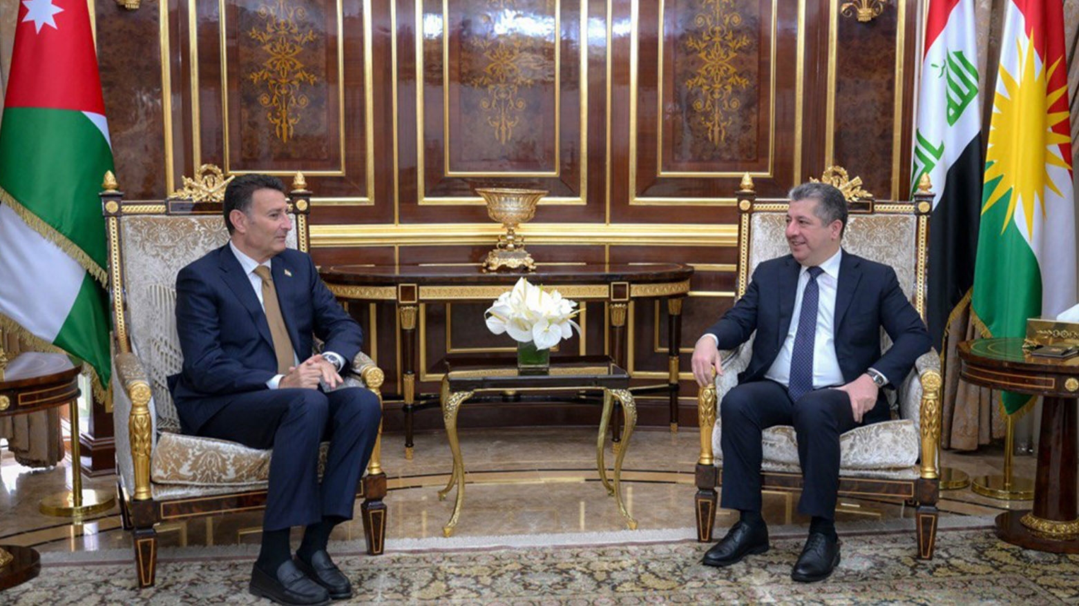 Serokwezîr û Serokê Parlamentoya Urdinê çend mijar guftûgo kirin