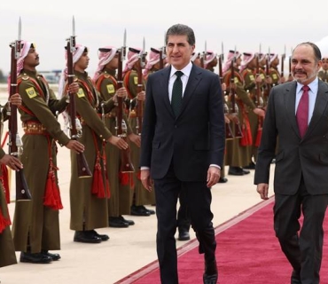 نێچیرڤان بارزانی بە سەردانێکی فەرمی گەیشتە عەممانی پایتەختی ئوردن و لەگەڵ شا عەبدوڵڵای دووەم، شای ئوردن کۆدەبێتەوە.