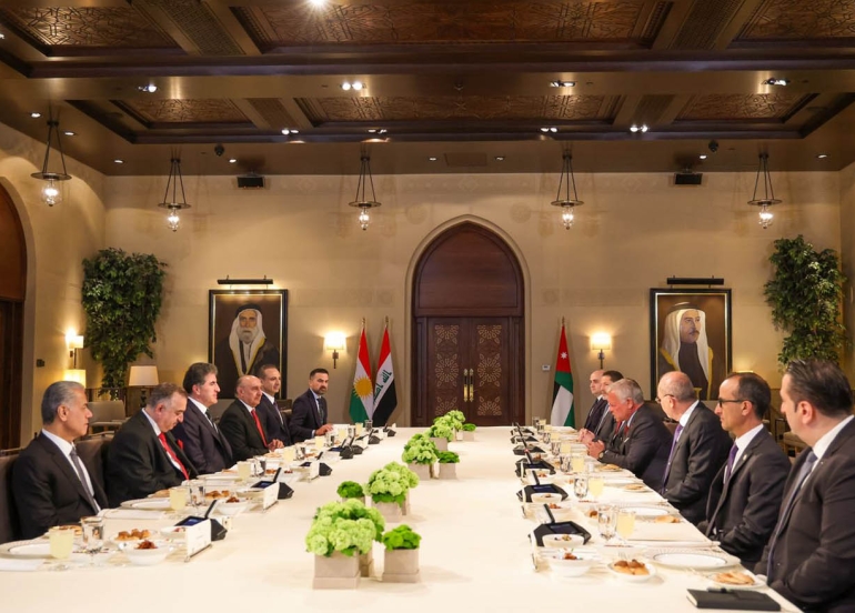 نێچیرڤان بارزانی و شا عەبدولڵا هەماهەنگیی هاوبەشیان بۆ پاراستنى سەقامگیری ناوچەکە تاوتوێ کرد