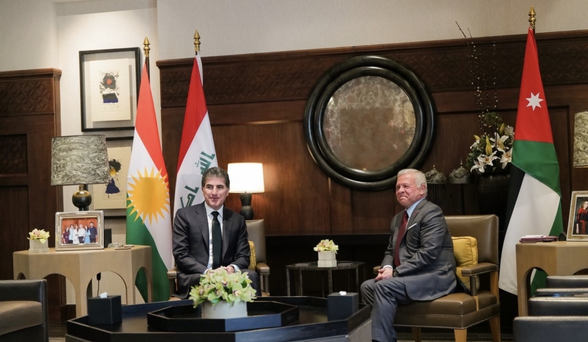 Şah Ebdulah û Nêçîrvan Barzanî xurtkirina pêwendiyan gotûbêj kir