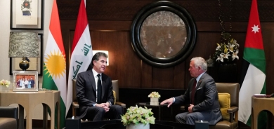 Kurdistan Region President Nechirvan Barzani Meets King Abdullah II in Amman to Strengthen Bilateral Ties