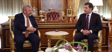 President Nechirvan Barzani meets with EU Ambassador to Iraq