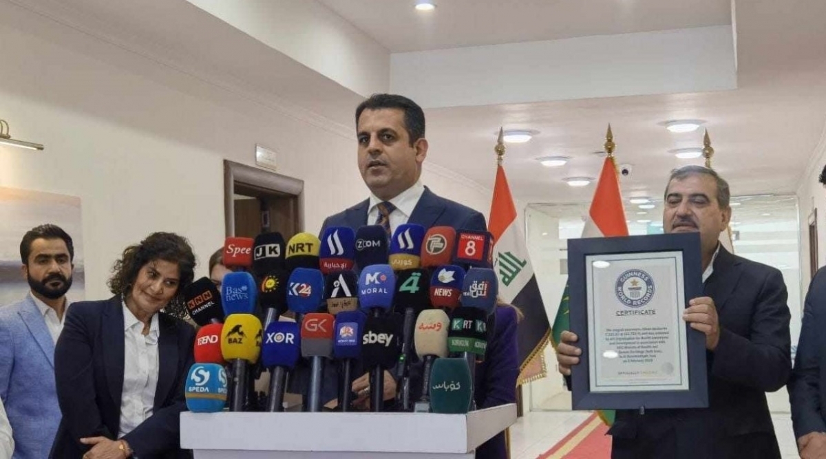 Kurdistan Region Enters Guinness Book of World Records as 