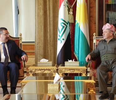 لە سەلاحەددین سەرۆک مەسعود بارزانی پێشوازی لە ژمارەیەک لە ئەندامانی ئەنجوومەنی نوێنەرانی عێراق لە پارێزگای نەینەوا کرد.