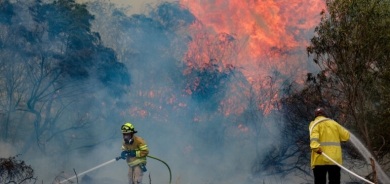 ئاگرێکی بەرفراوان لە شاخەکانی قودس کەوتەوە